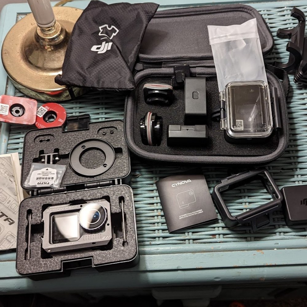 DJI Osmo Ready to Go Action Camera Kit, Tilta Action Cage